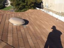 A recent roofer job in the area