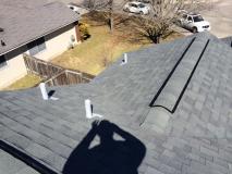 A recent roofer job in the area