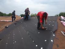 A recent roofer job in the area