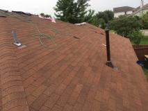 A recent roofer job in the area