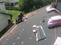 A recent roofer job in the area