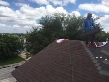 A recent roofer job in the area