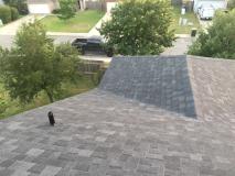 A recent roofer job in the area